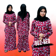 CY MJ2009 Baju Raya  Pasang Kurung Modern / Raya Moden Kurung Floral Kurung Stylish / Baju Kurung KE