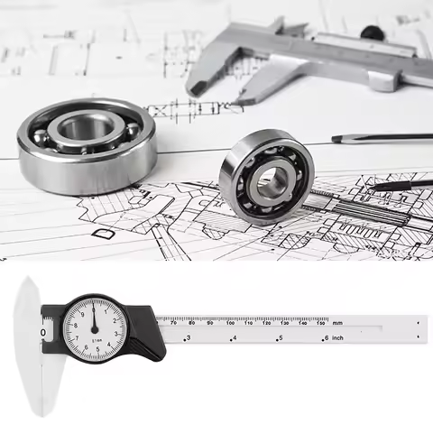 0-150mm Plastic Vernier Caliper Ruler Gauge Roofessional Measure Tool Plastic Vernier Vernier Calipe