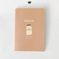 Grid Notebook - Crabit grid Notebook - orange yogurt