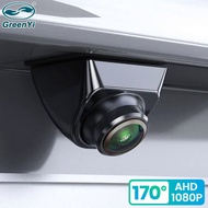 GreenYi AHD 1080P Vehicle Backup Camera, 360 Degrees Adjustable Fish Eye Lens Night Vision Waterproof Front/ Rear View C