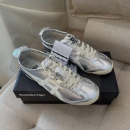 全新 Onitsuka Tiger 鬼冢虎 Mexico 66 銀色運動休閒鞋 男女通用