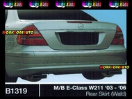 B1319 Mercedes Benz E Class W211 03-06 Fiber Rear Skirt (Wald) Body kit Bodykit
