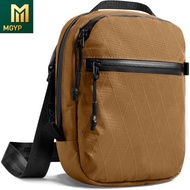 【MG】Beg Silang Lelaki Nylon Solid Color Expandable Capacity Crossbody Bag Fits 8‑Inch Device For Lei