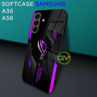 GM43 Softcase Glitter Samsung A26 | A36 | A56 5G | Glossy Silicone Case | Samsung Casing Cover | Mic