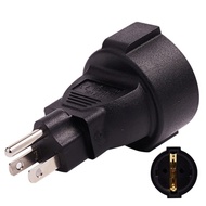 WIN Male Plug to Female Socket Wirefree Conversion Plug US 3pin to European Standard