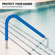 Pool Handrail Cover, Pool Railing Safety Cover with Zipper for Inground Swimming Pool Ladder Handles