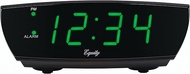 Equity by La Crosse 75902 Green LED 0.9 Inch Digital Alarm Clock