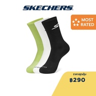 Skechers สเก็ตเชอร์ส ถุงเท้าหุ้มข้อยูนิเซ็กส์ Unisex Crew Sock  Accessory - P223U008-00CB