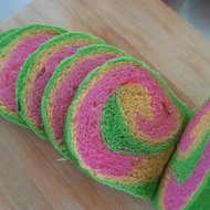 rainbow walnut bread / roti pelangi walnut 200gm