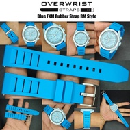 สายนาฬิกาแบบยางรุ่น FKM Rubber RM Style