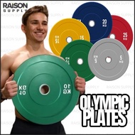 Color Bumper Plates Rubber Olympic Plates Weights 5KG 10KG 15KG 20KG 25KG for Gym and Home Work-out