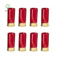 8PCS 12 Gauge Shot Glasses Tequila Shot Glass Suitable for Bar Home
