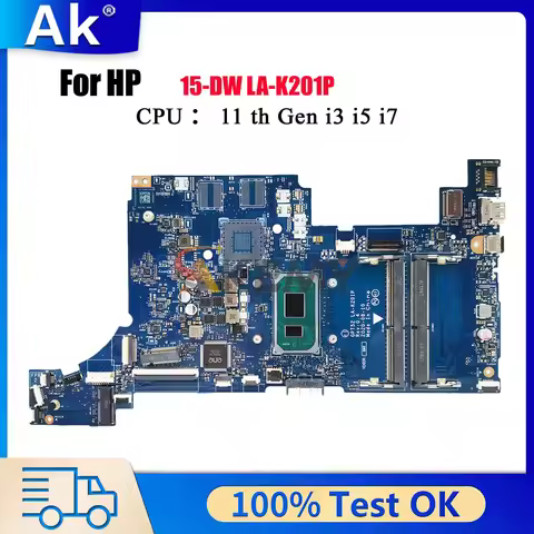 LA-K201P For HP 250 G8 15S-DR 15T-DW Laptop Motherboard M29209-601 With i3 i5 i7 11th Gen CPU UMA 10