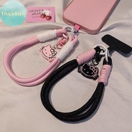 ThickRich Hello Kitty Phone Lanyard-Dual Hook Cute Lanyard Gift-Pink Rotating Phone Charm Birthday P