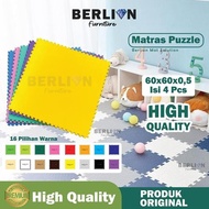 - Puzzle Mat 60x60 Thickness 0. Cm Contents 4 Pcs Floor Mat/ Playmat/ Mat/ Carpet/