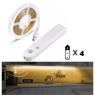 DC 5V 2835 Battery PIR Motion Sensor LED Cabinet light 1m 2m 3m 4m 5mStrip tape Under Bed lamp