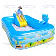 kolam renang anak murah/kolam renang anak 1 set pompa/kolam renang anak/kolam berenang anak jumbo mu