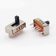100PCS/Lot SS23D07 SS-23D07VG5 Slide Toggle Switch 2P3T 8PIN  3-Positions 5MM Vertial-Type