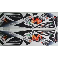 Yamaha R15 V2 movistar black motorcycle Striping sticker