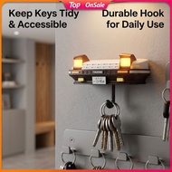 Car Open Headlight Key Holder Wall Mount Sturdy Keychain Holder Light Initial Practical Entrance