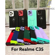 CASE REALME C35 CASING REALME C35 CASING STANDING FOLDING SOFTCASE REALME CAMERA PROTECTOR