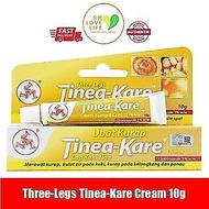 Three legs (3 legs) Tinea-Kare Cream Anti-fungal 10g Clotrimazole 1%w/w tinea
