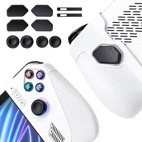 Silicone Grip Case Set for ROG Ally, Rear Buttons and Port Cover for Asus ROG Ally, ROG Ally Game Ha