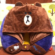 LINE FRIENDS 熊大頸枕