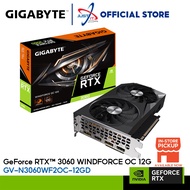 GIGABYTE GeForce RTX3060 Wind Force OC 256BIT Graphics Card (12GB) GV-N3060WF2OC-12GB