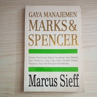 MARKS AND SPENCER MANAGEMENT STYLE BOOK BY MARCUS SIEFF