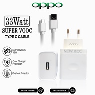 Charger Casan Cas Oppo A38 A57 A58 A74 A76 A77S A95 A95 Reno 7 7Z 33W Supervooc USB Type C
