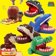 Bad Dog Board Game Bulldog Toy Beware Of The Dog Bite Hand Toy Parent-Kids Interactive Tricky Toys P