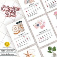 Aesthetic Calendar 2026 2026 Calendar/ Aesthetic Calendar 2026 Desk Calendar/ 2026 Desk Calendar/ 20