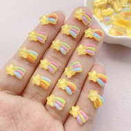 AC.777 Express Delivery️ Thai Shop Pack Of 2 Pieces Rainbow Star Nail Resin