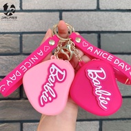 GANTUNGAN Cute Mini Pouch Keychain Small Wallet/ 3D Barbie Disney Stella Lou Cartoon Kuromi Sonic Ch