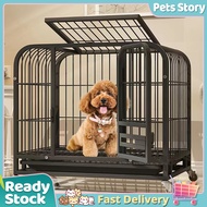 Collapsible Pet Cage Dog Cage Cat Cage Small Dog Medium-sized Dog Large Dog Cage in Square Tube Dog Cage Bold and Thickened Iron Cage Small Dog Teddy Dog Iron Cage Pet Cage