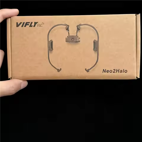 Vifly Neo2halo LED Light Strip for DJI Neo2 FPV Drone, 37g, 80 LEDs, 200mAh*2, Type-C Charging, 60mi