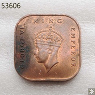53606] Malaysia 1943 1 cent Copper Coin 19.8mm Asian Coin Fidelity Foreign Coin 7.26.F