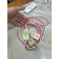 Wired plug with rocker switch 3m long plug extension plug socket