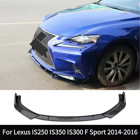 For Lexus 2014-2016 IS250 IS350 IS300 F Sport Accessories Front Bumper Lip Spoiler Splitter Diffuser