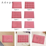 [Adepe] Jewelry Tray, Bracelets Gadgets Container Velvet Organizer for Showcase Drawers Gift for Wom