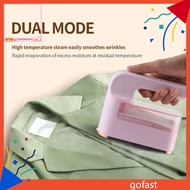 GOF Portable Garment Steamer Compact Clothes Steamer Efficient Handheld Clothes Steamer Fast Heating Water Tank Vertical Steaming Wrinkle Remover for Garments for Southeast