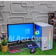 COD Be09 Cheap Cpu PC Fullset Assembly Intel Core i5 4590 RAM 16gb SSD 256gb Monitor 19 Inch Wi Fi V