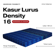 WARRIOR KASUR LANTAI BUSA 200x120cm Tebal 15 dan 20cm | Kasur Lurus Density 16