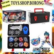 BEYBLADE BURST ATTACK SET IN BOX AND 1 BOX COLOR BLACK BB888 FOR BOY