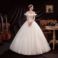 Gaun pengantin putih tanpa ekor/ gaun wedding simple elegant