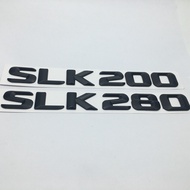 Black Trunk Rear Emblem Chrome Letters SLK 200 SLK 280 for Mercedes R170 R171 R172 SLK200 SLK280