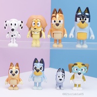 8PCS/SET Bluey Dime Toy Toy Anime Pvc Action Fign