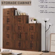 Storage Cabinet Bookcase Rak Buku Bookshelf Wooden Cabinet Home Cabinet Rak Kayu Kabinet Buku File Cabinet