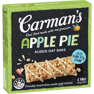 [澳洲 Carman's 康麥滋] 蘋果派繽紛燕麥棒(6條/盒)-[澳洲Carman's]蘋果派繽紛燕麥棒(6條/盒)